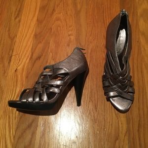 Sexy Metallic Sandals/Booties/Heels